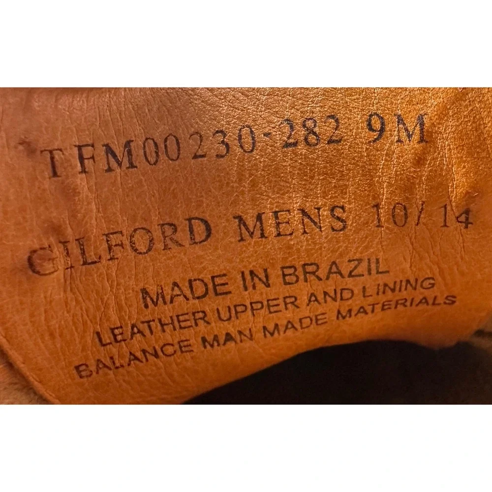 RARE Tommy Bahama Gilford Mens 9M Brown Leather Casual Derby Oxfords Brazil Shoe